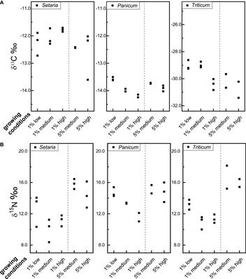 The potential of stable carbon and nitrogen isotope analysis of foxtail and broomcorn millets for investigating ancient farming systems